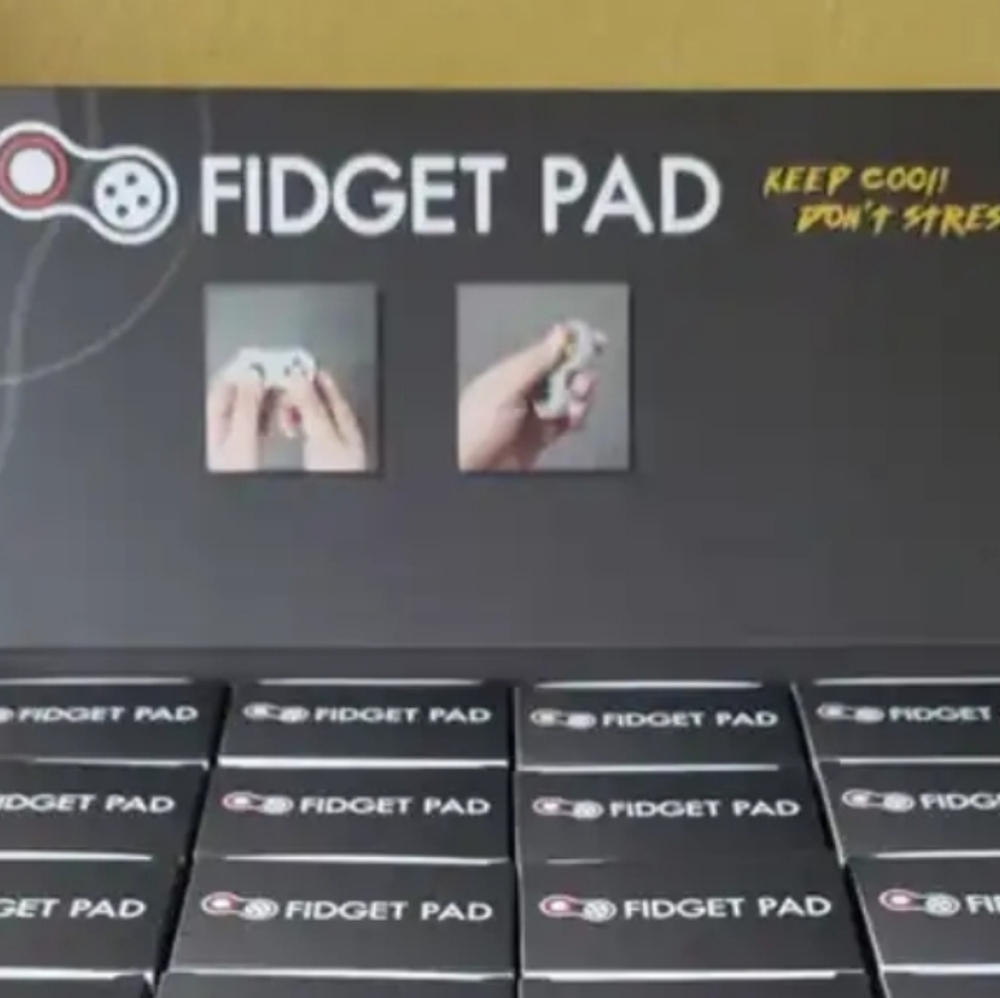 12pk 8-Fun Fidget Controller Pad/Stress Reducer/Relief Game Controller/Fun Toys